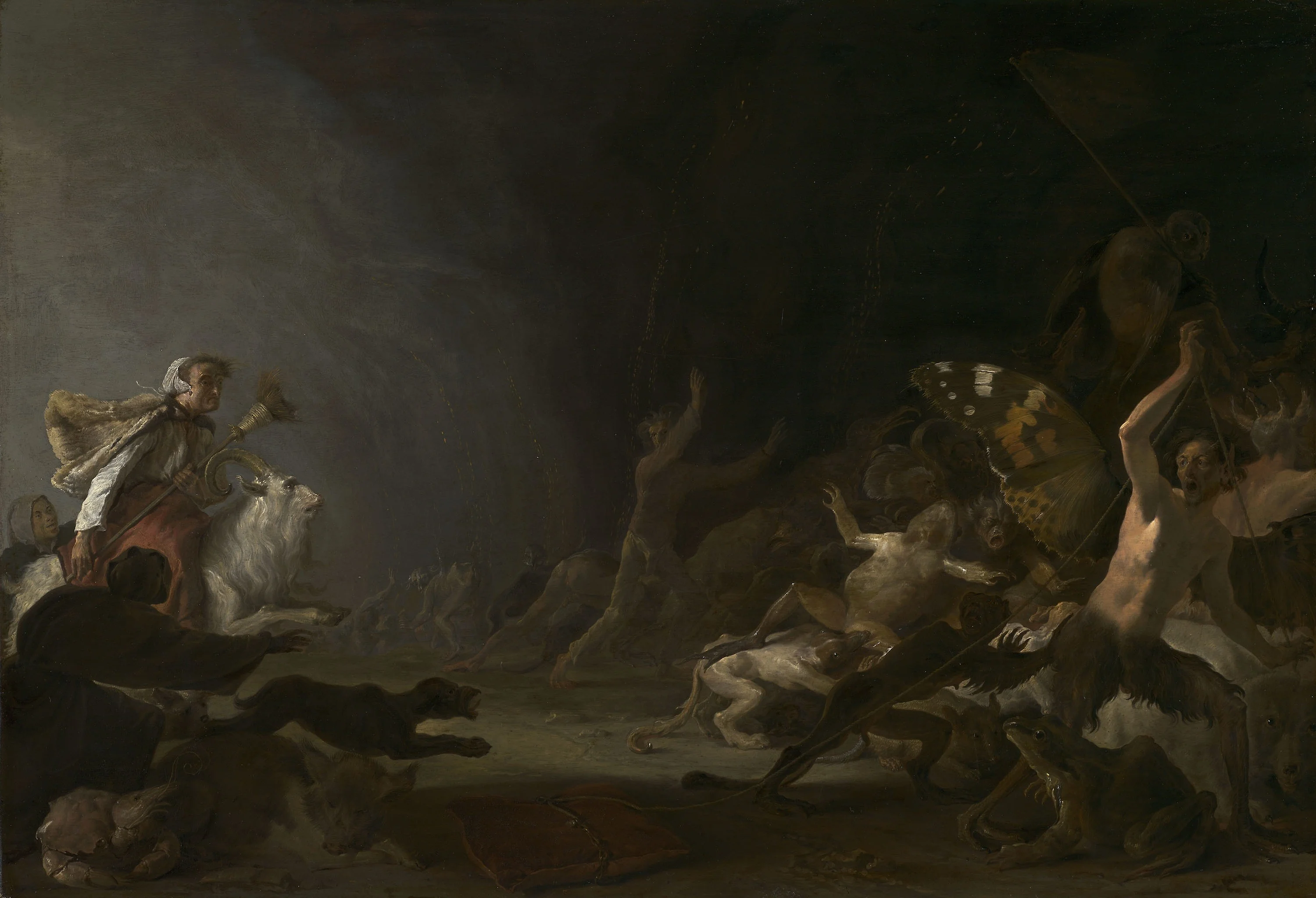 A Witches' Sabbath, detail