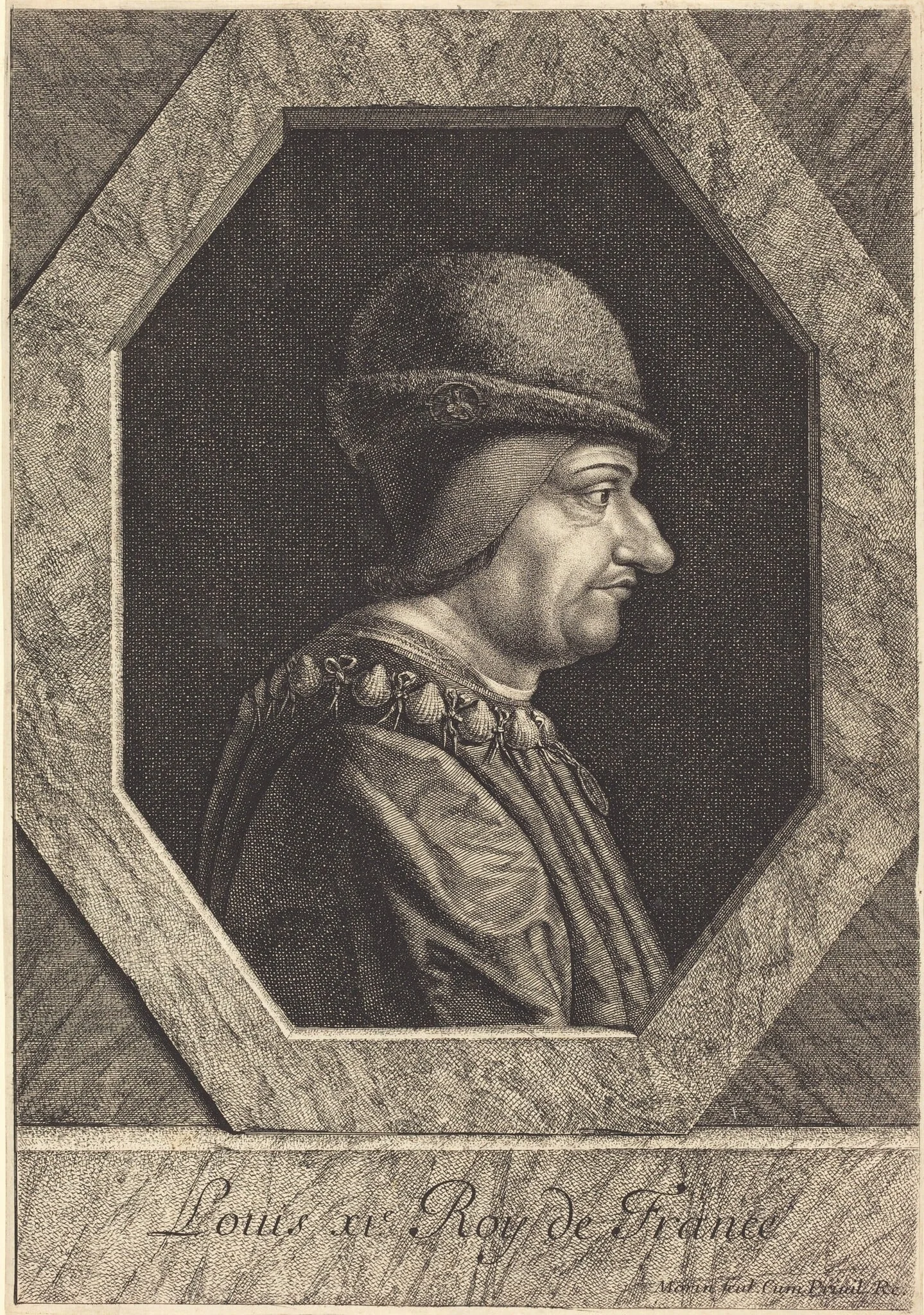 Louis XI, detail