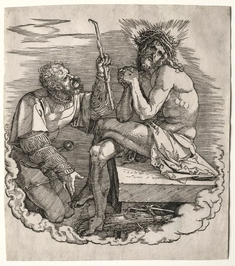 The Great Passion: Title Page - Christ, Man of Sorrows, detail