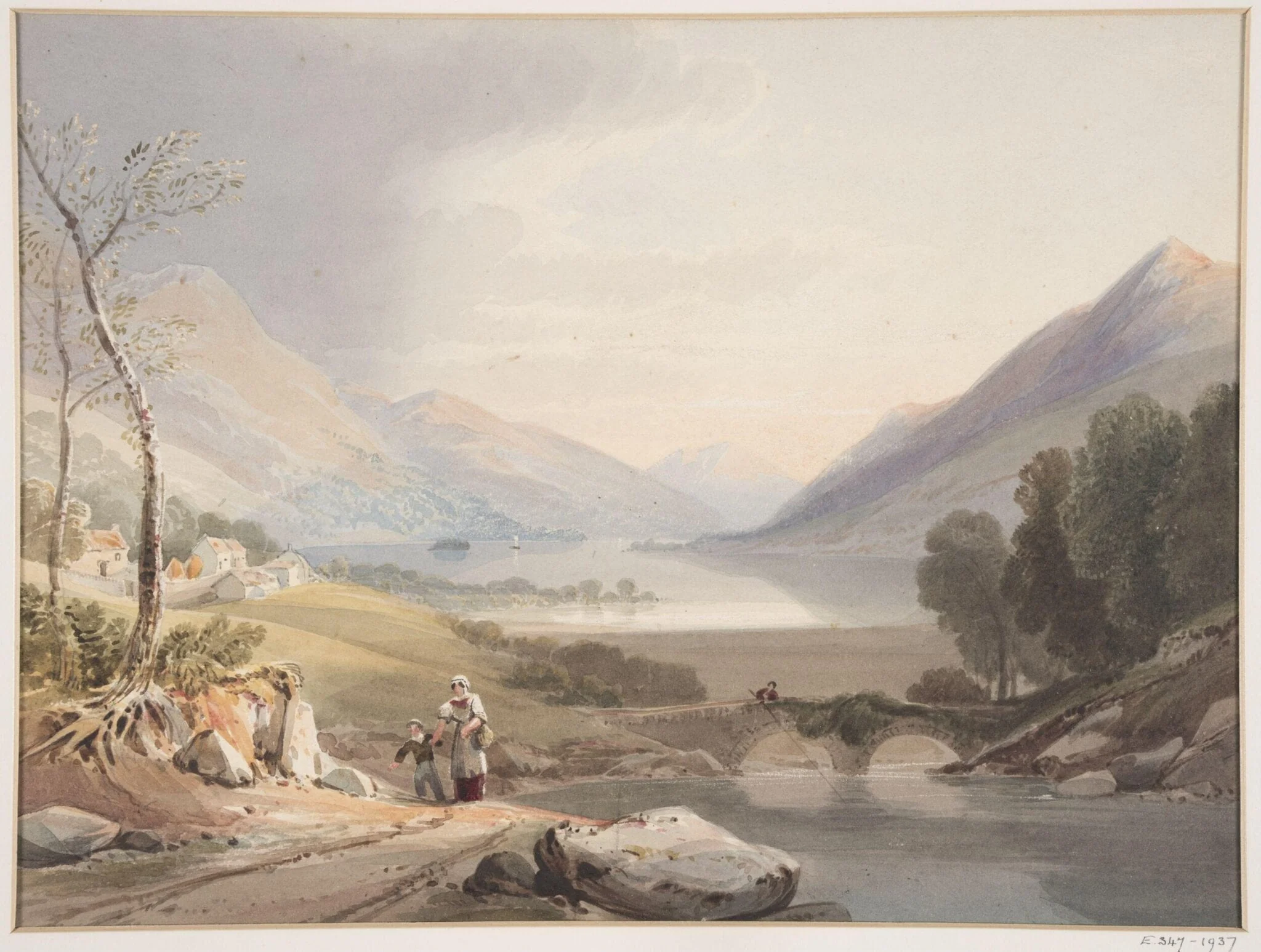 Ullswater from Patterdale Bridge, detail