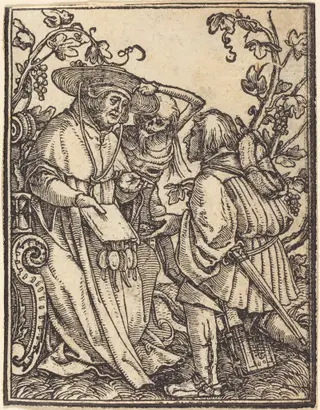 The Cardinal, by Hans Lützelburger, ink, 1526