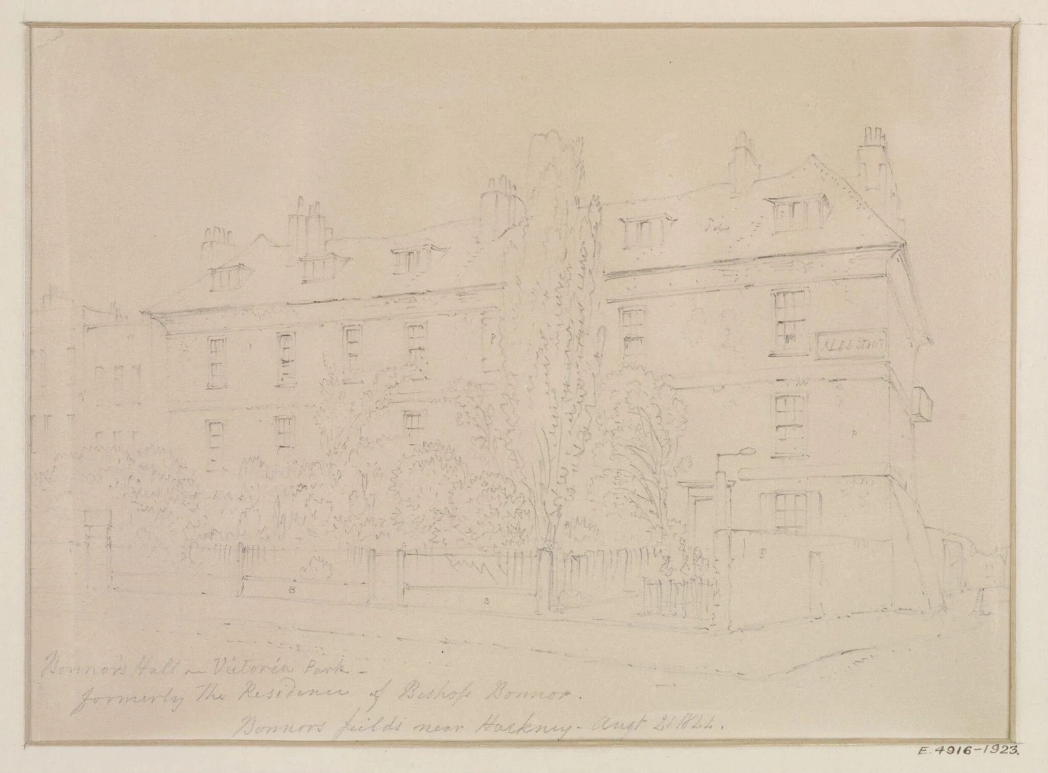 Bonner's Hall, Victoria Park, formerly the residence of Bishop Bonner, detail