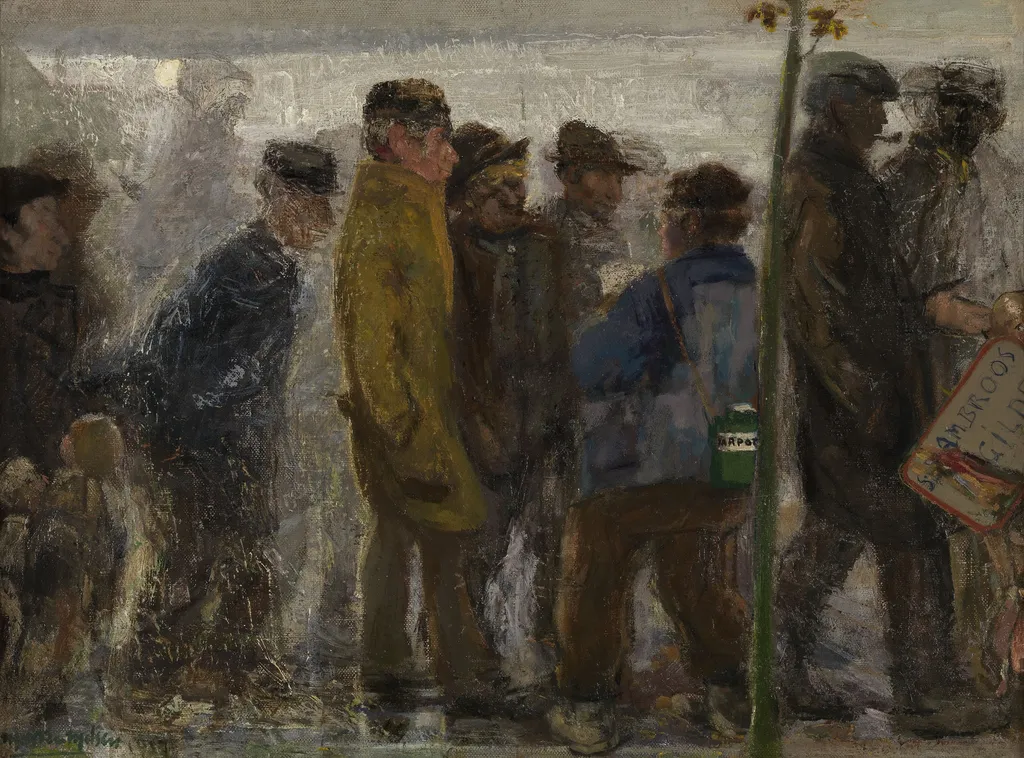 The Bee Keepers, by Marten Melsen, oil, 1937