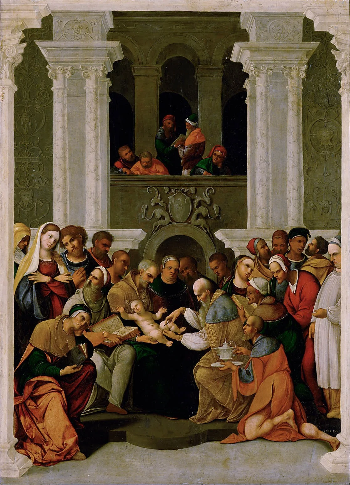 Beschneidung Christi, detail