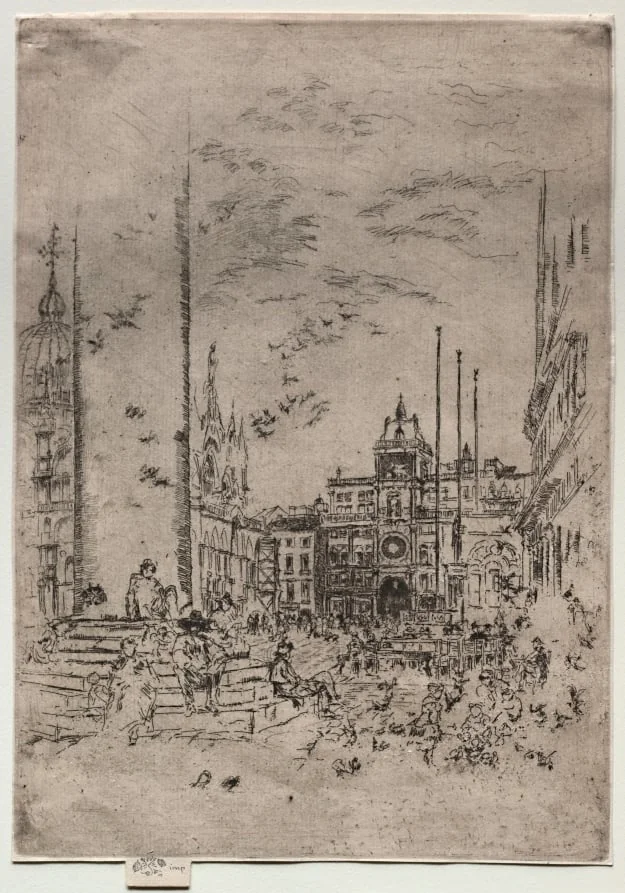 The Piazzetta, detail