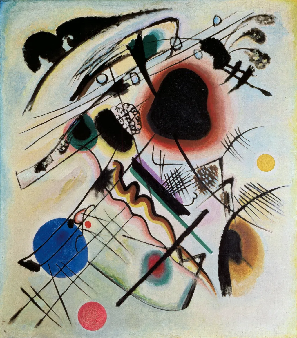 Black Spot, by Wassily Kandinsky, oil, 1921