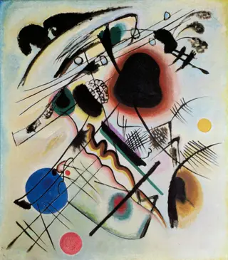 Black Spot, by Wassily Kandinsky, oil, 1921