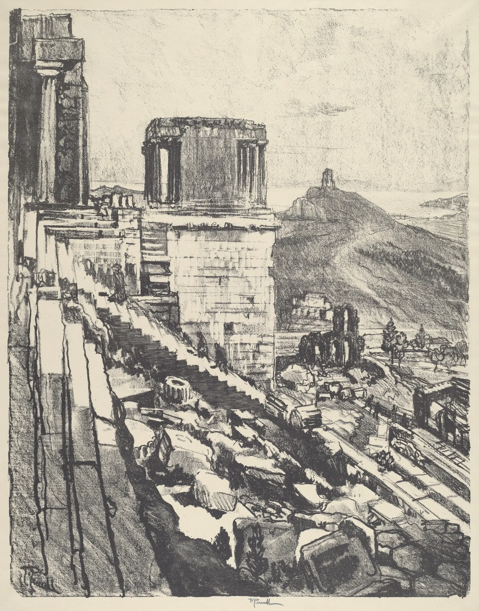 The Temple of Nike, Athens, detail