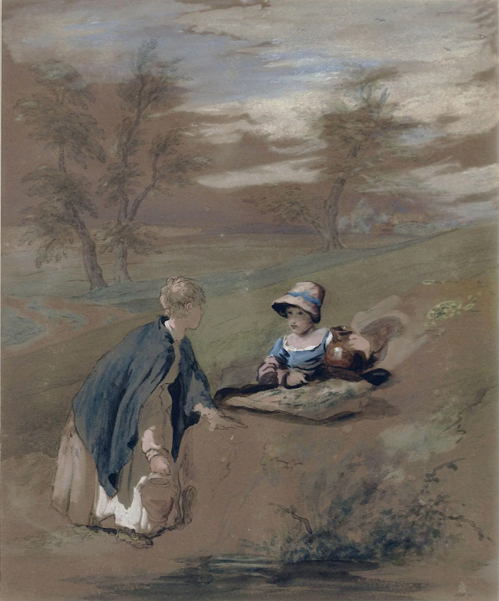 Kentish Peasant Girls, detail