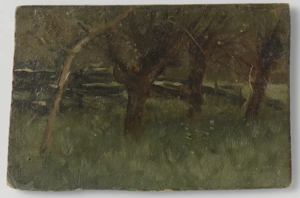 Boomgaard, by Geo Poggenbeek, oil, 1894
