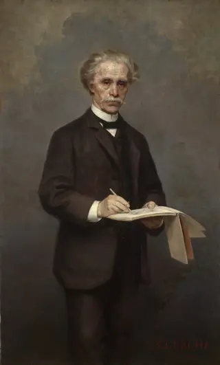 Portrait of Maksymilian Cercha, by Stanisław Cercha, oil, 1898