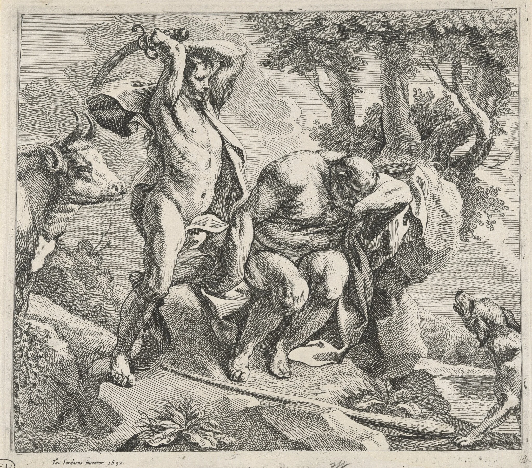 Mercury Killing Argus, detail
