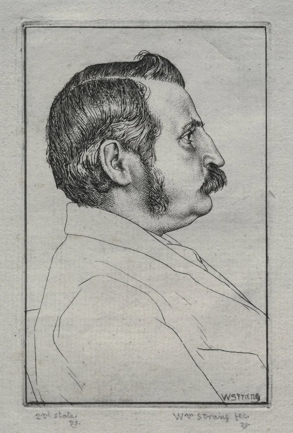Henry Austin Dobson, No. 2, by William Strang, 1894