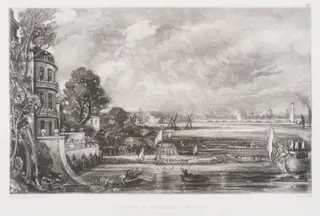 OPENING OF WATERLOO BRIDGE. JUNE.18.1817, by John Constable