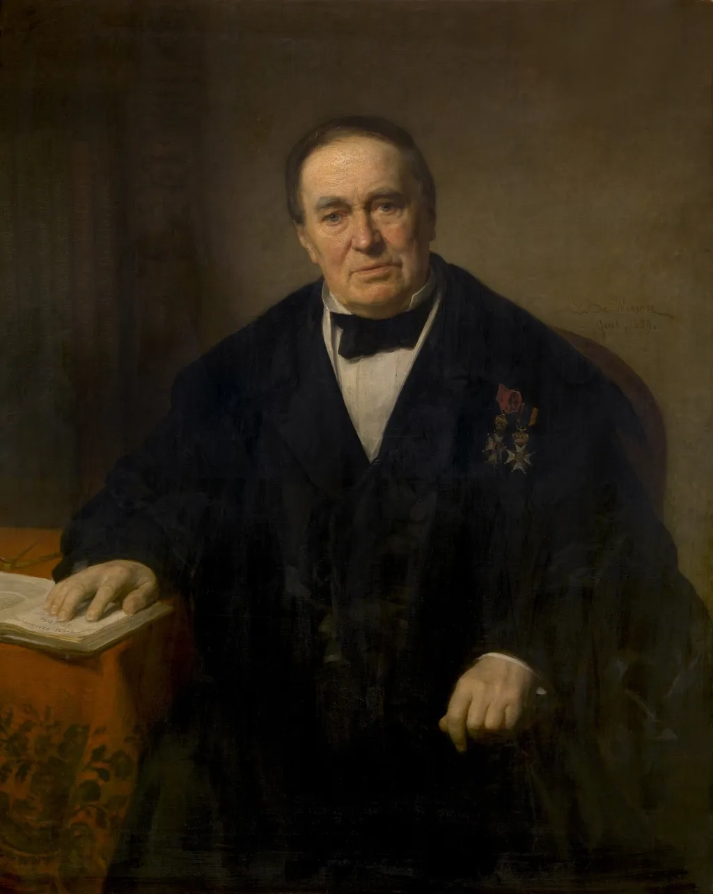 The Architect Lodewijk Jozef Adriaan Roelandt, by Lievin de Winne, oil, 1859