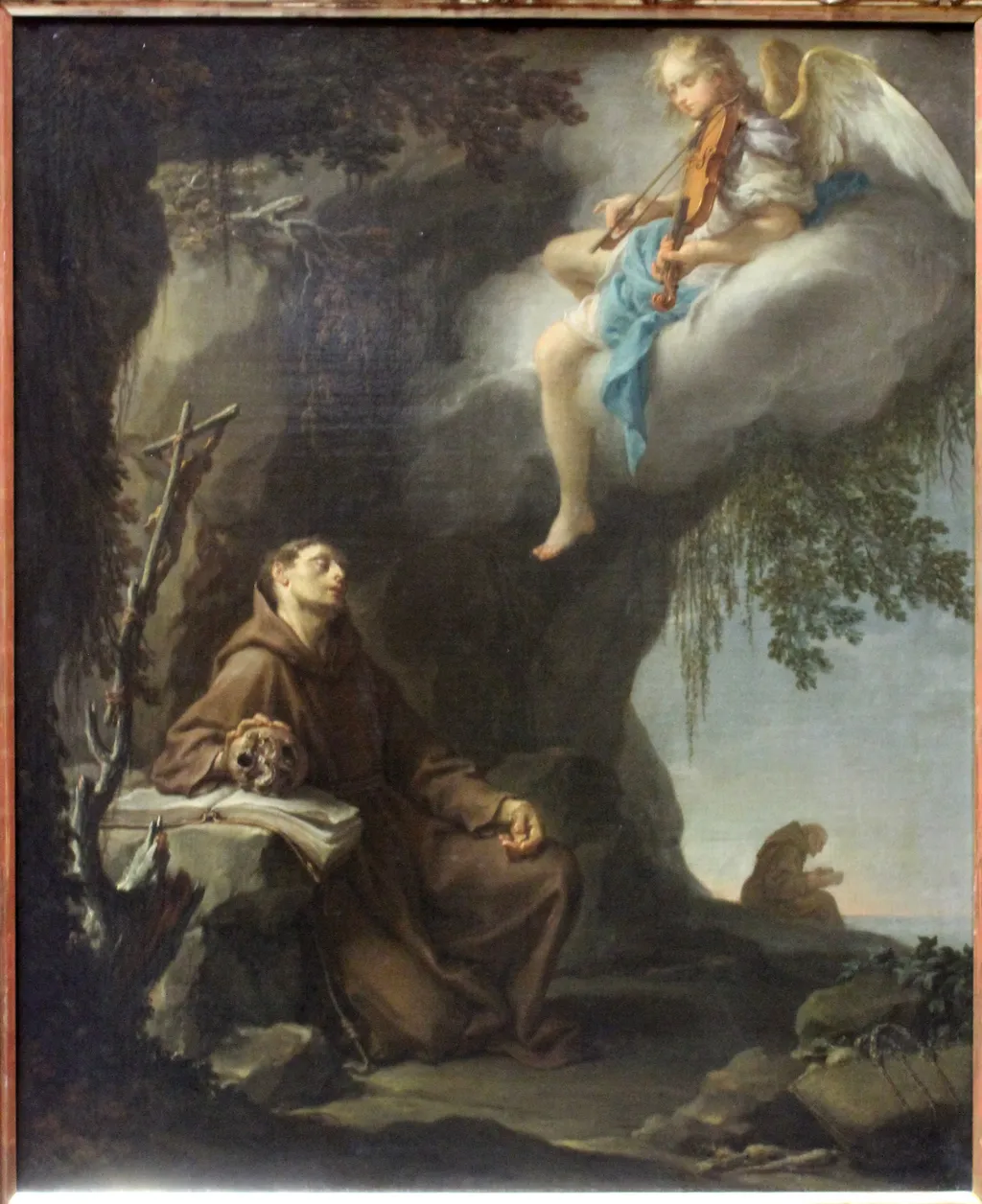 The Ecstasy of Saint Francis, by Francesco Trevisani, oil, 1725