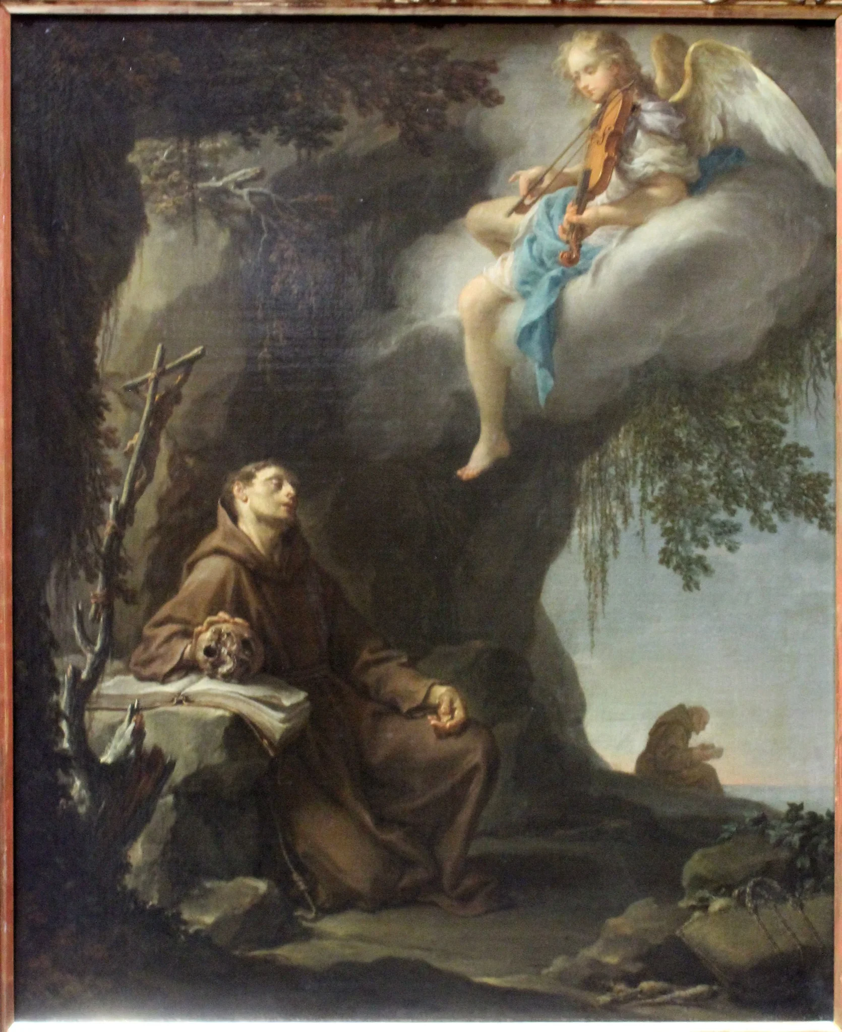 The Ecstasy of Saint Francis, detail
