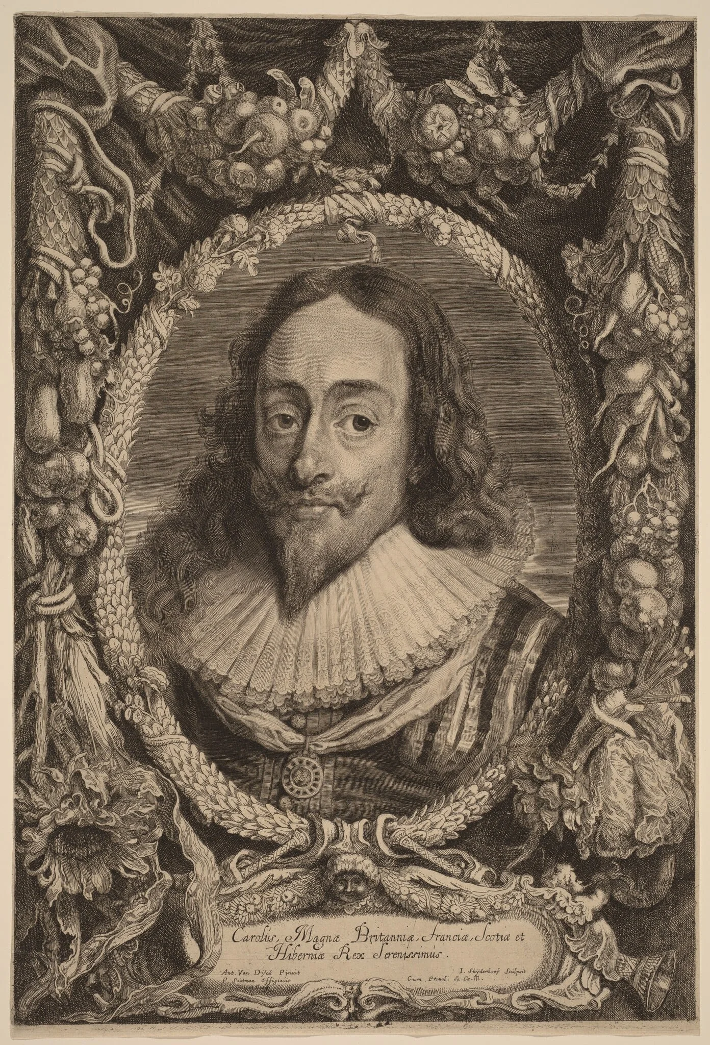 Charles I, King of England, detail