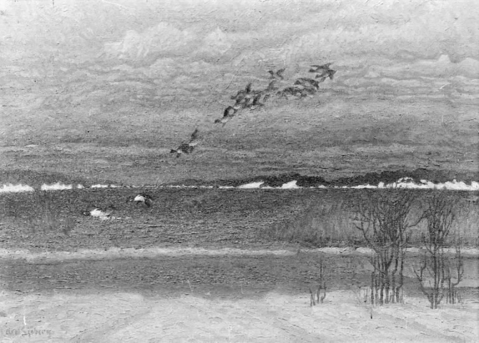 The Beginning of Winter, detail