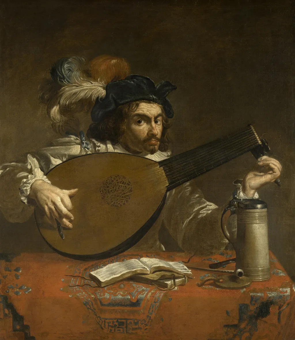 The Lute-Player, by Theodoor Rombouts, oil