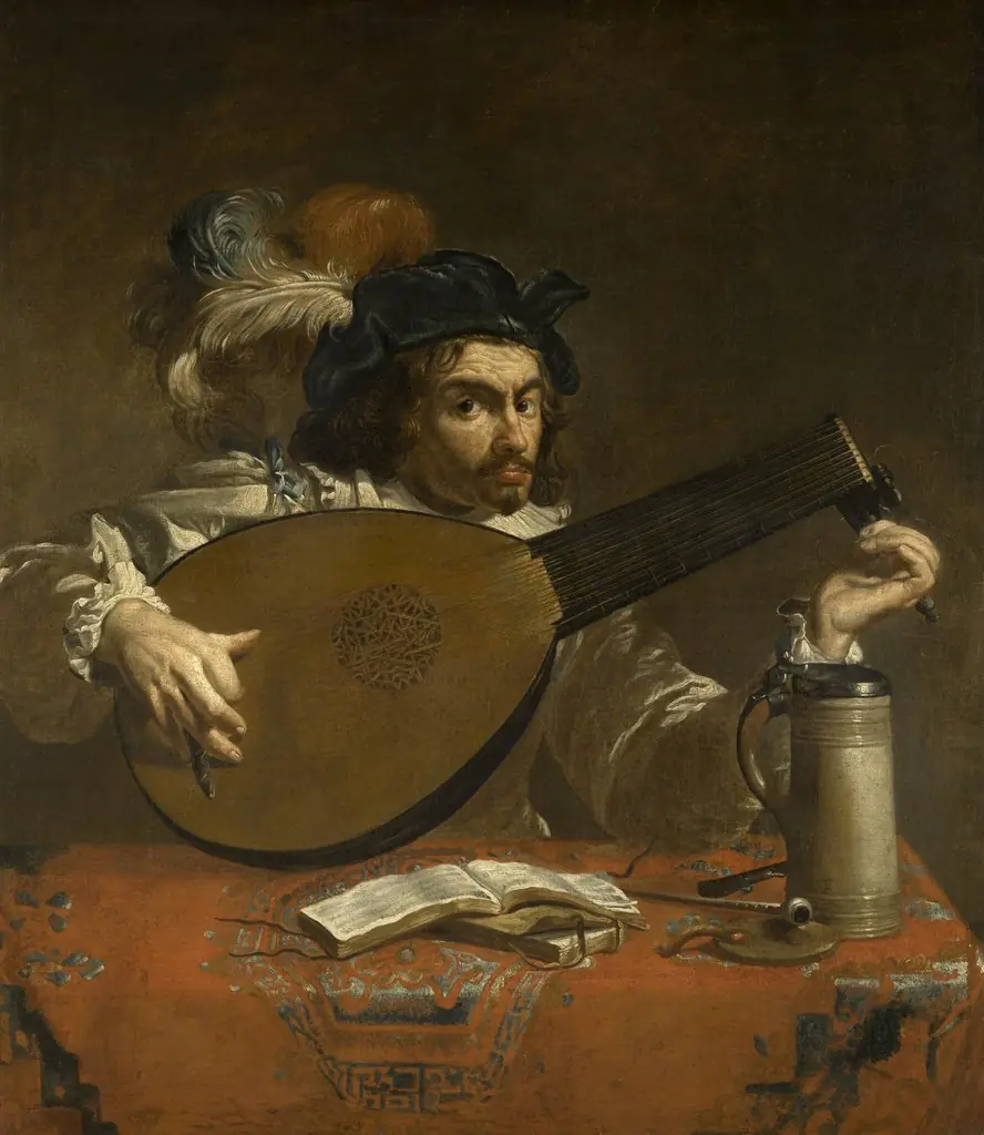 The Lute-Player, by Theodoor Rombouts, oil