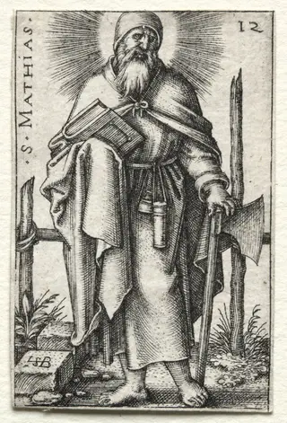 St. Matthew, by Sebald Beham, 1546