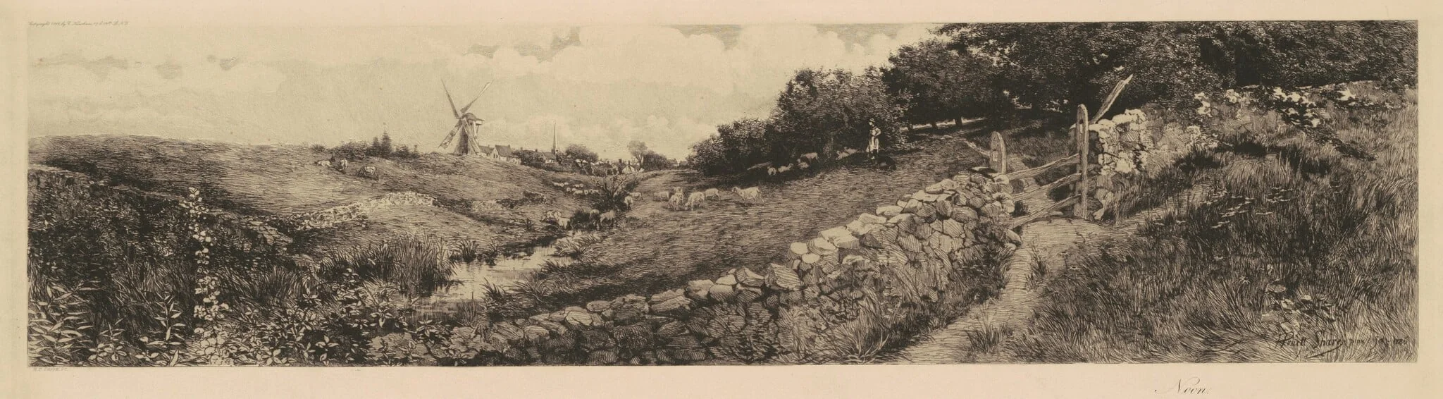 Noon, detail