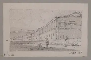 Mr. Pereira's house, Macao, by George Chinnery, 19
