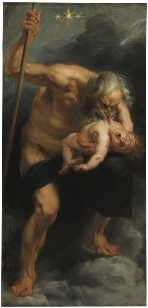 Saturn, by Peter Paul Rubens, oil, 1637
