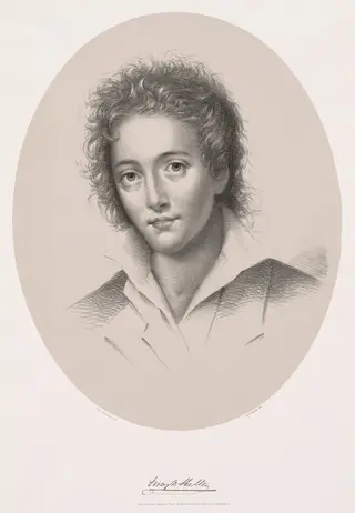 Percy Bysche Shelley, by Edwin Beyerhaus, 1867