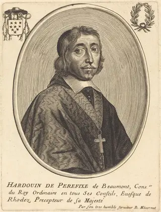 Hardouin de Beaumont de Perefixe, by Balthasar Moncornet, ink, 1634
