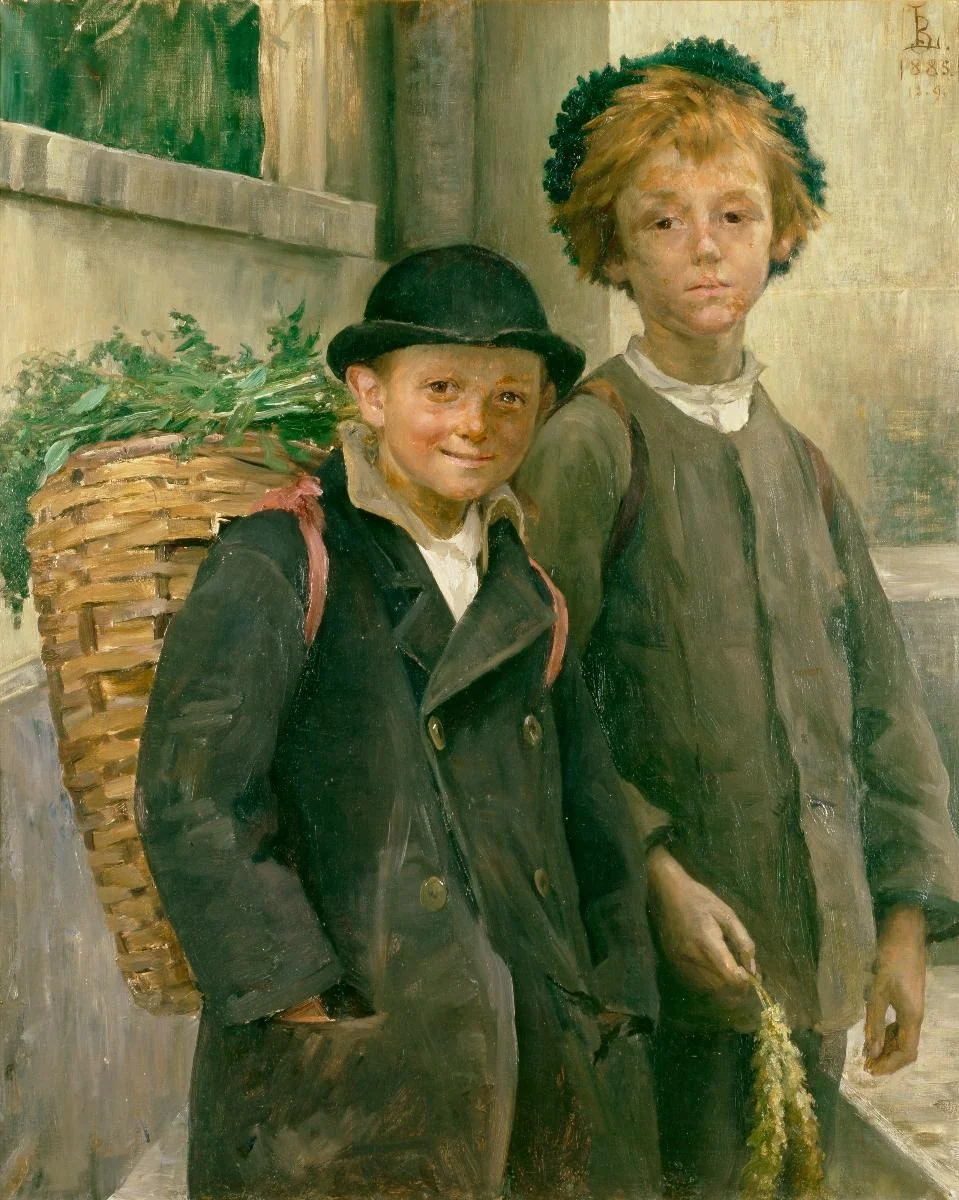 Gamins de Paris, detail