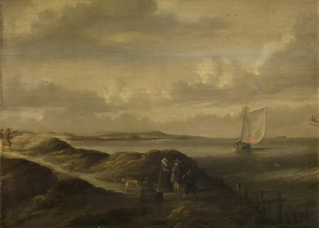 Seascape, by Bonaventura Peeters, oil