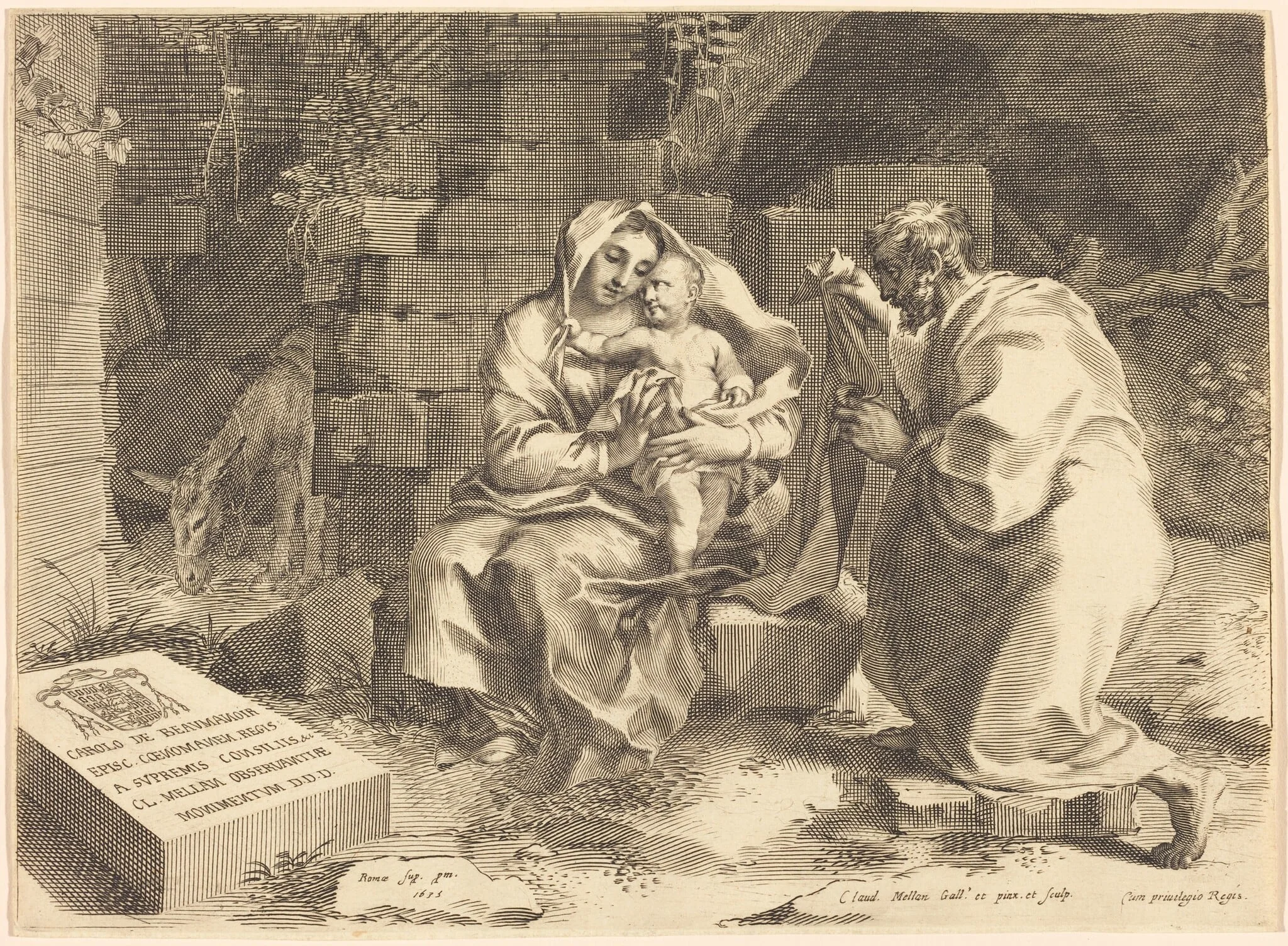 The Holy Family, detail