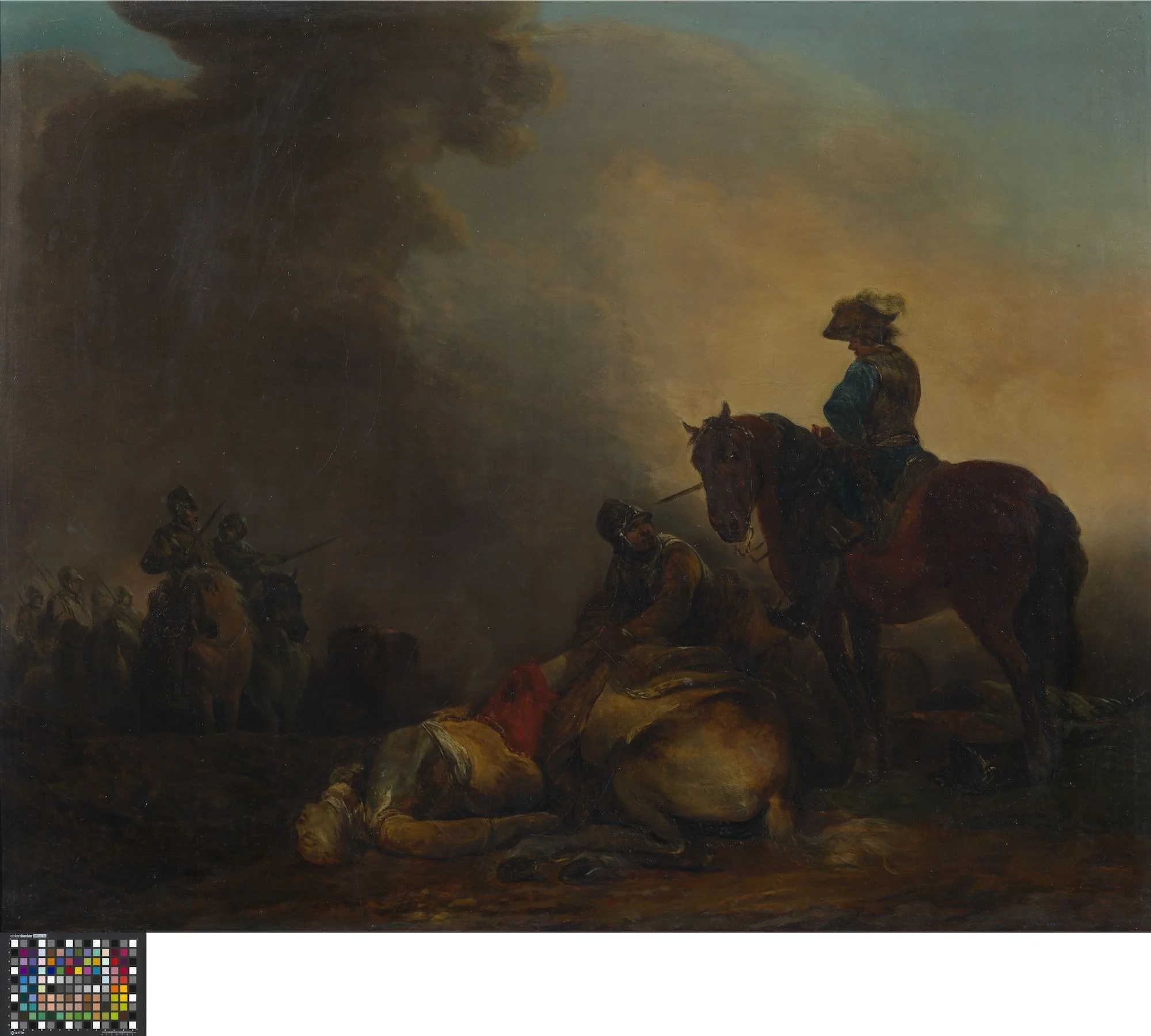 Na het gevecht, detail