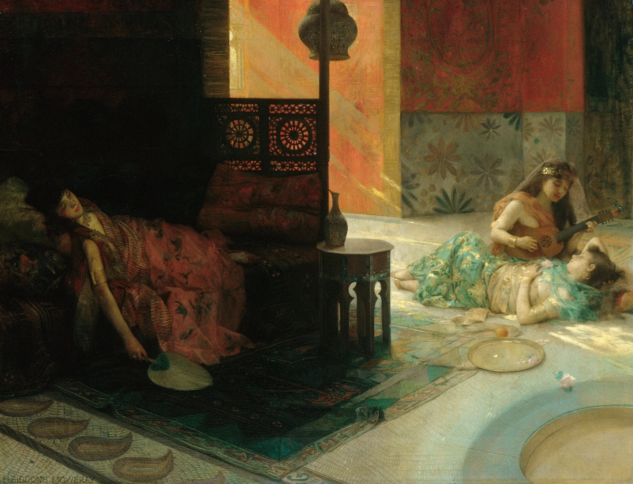 Harem Scene, detail
