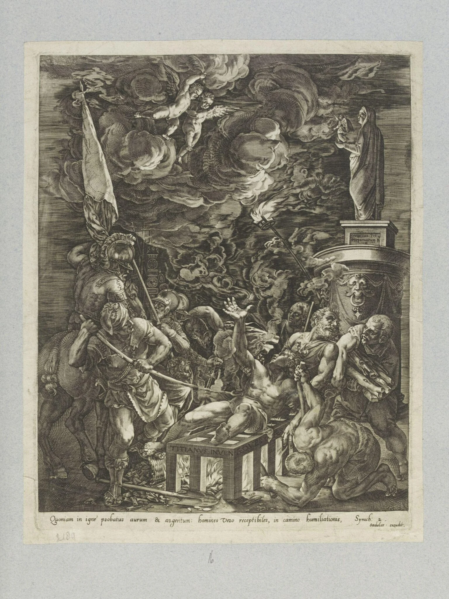 Martyrdom of St. Lawrence, detail