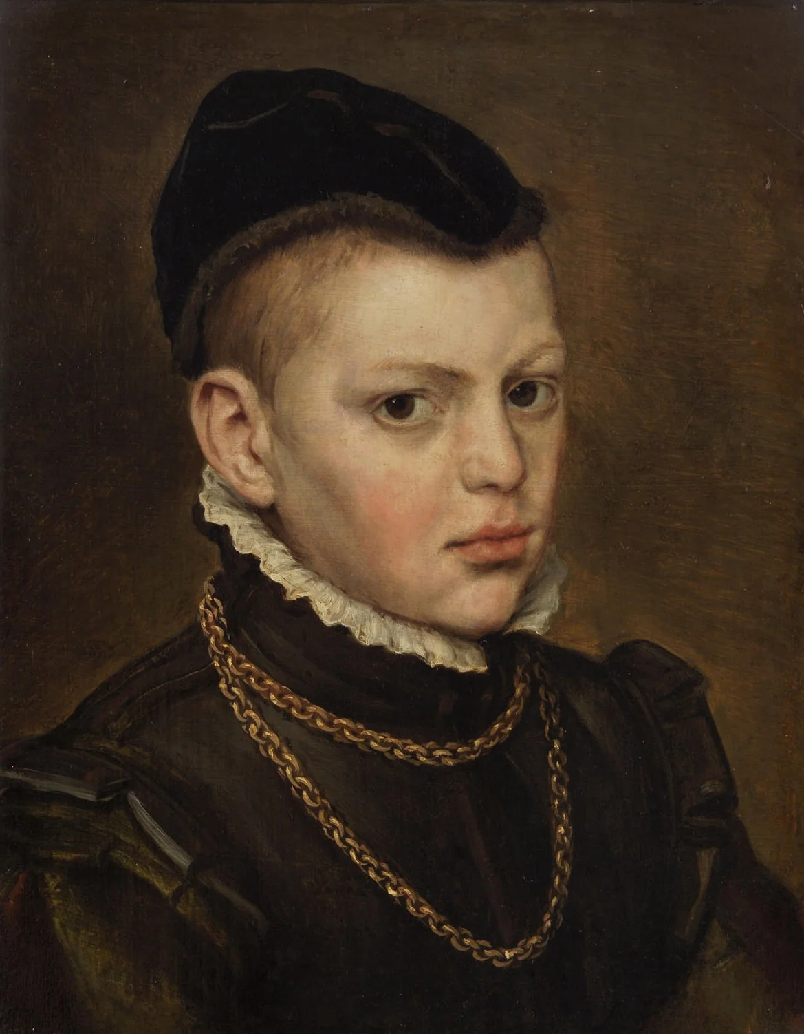 Head of a Boy, detail