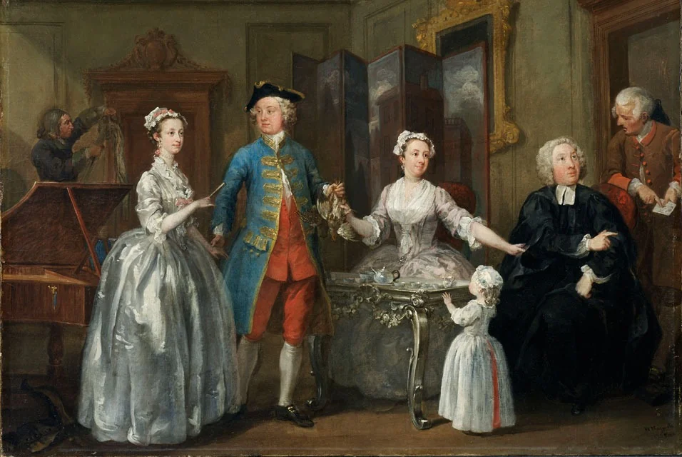 The Western Family, detail