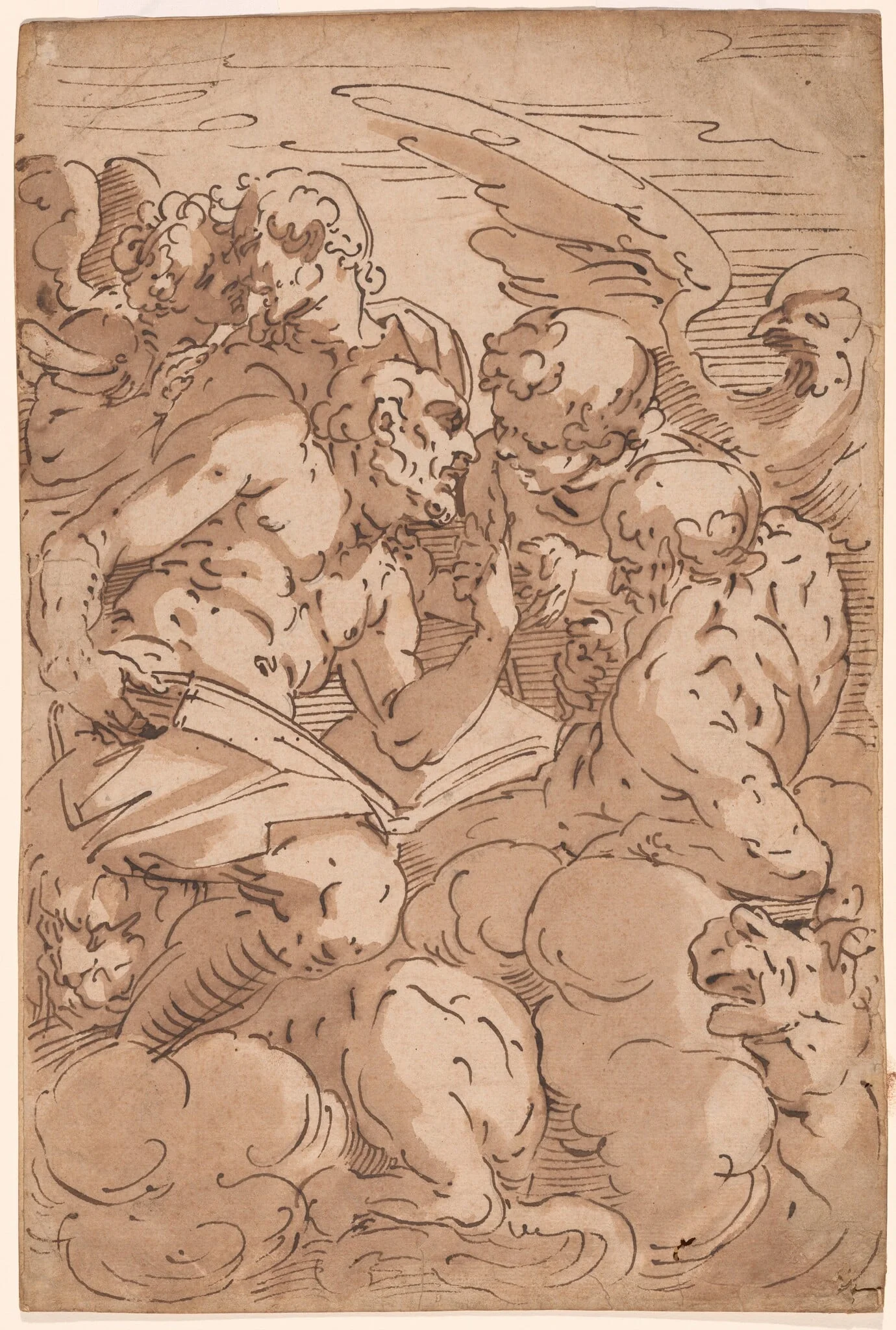 The Four Evangelists, detail