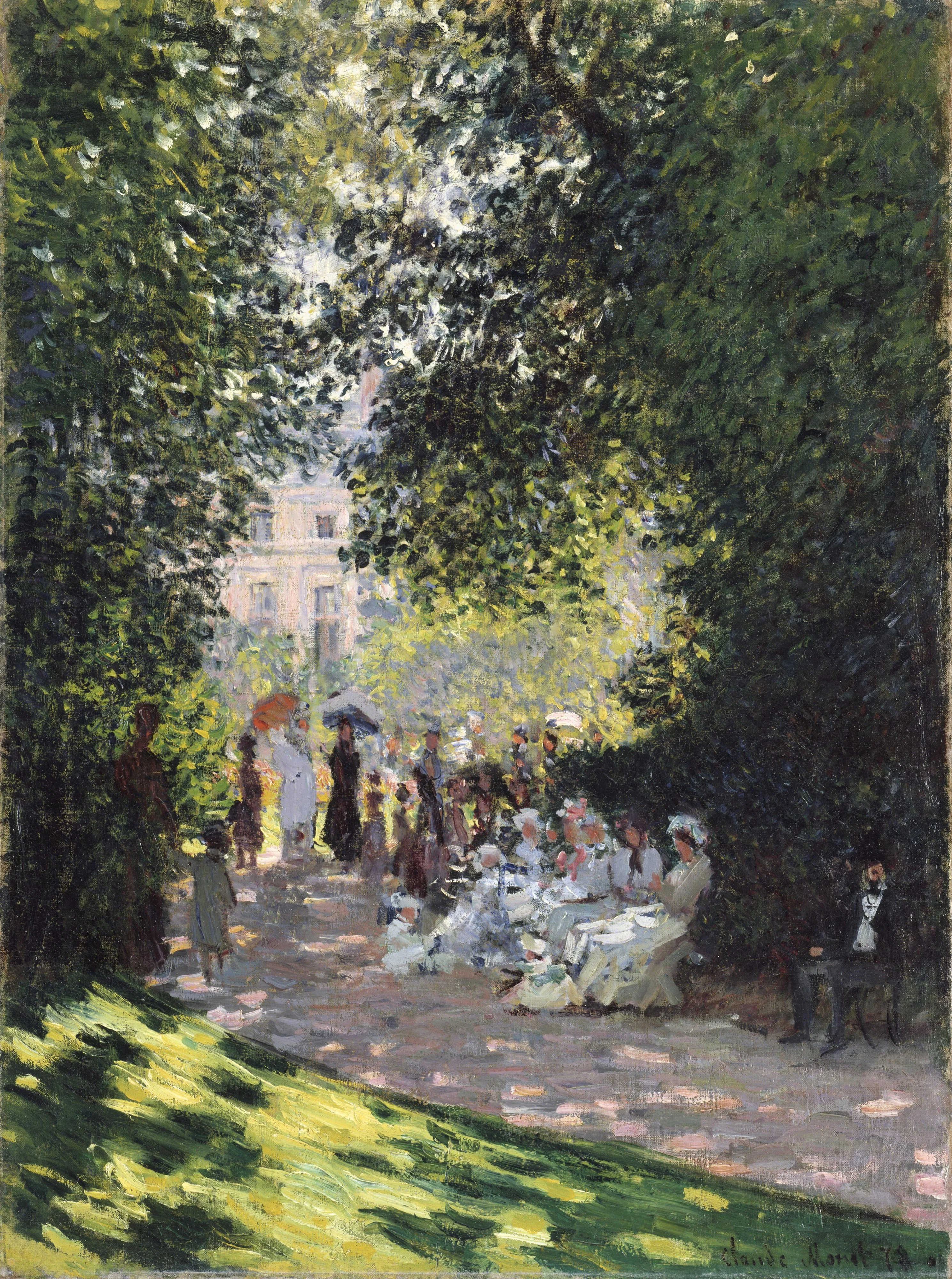 The Parc Monceau, detail