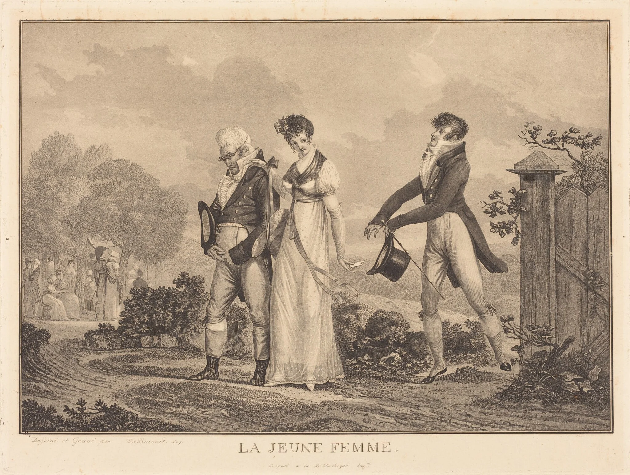 La Jeune Femme, detail
