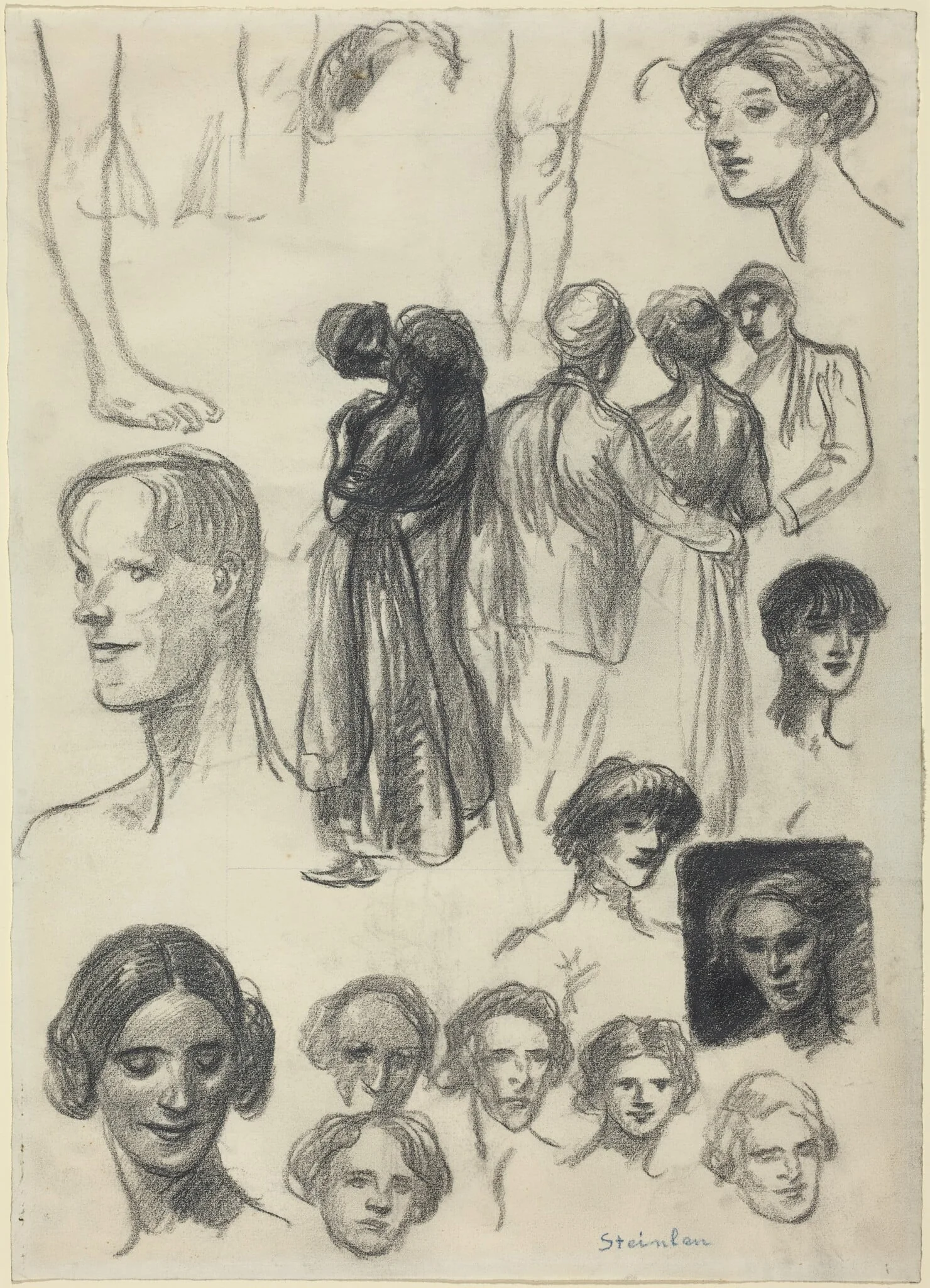 Sheet of Sketches, detail