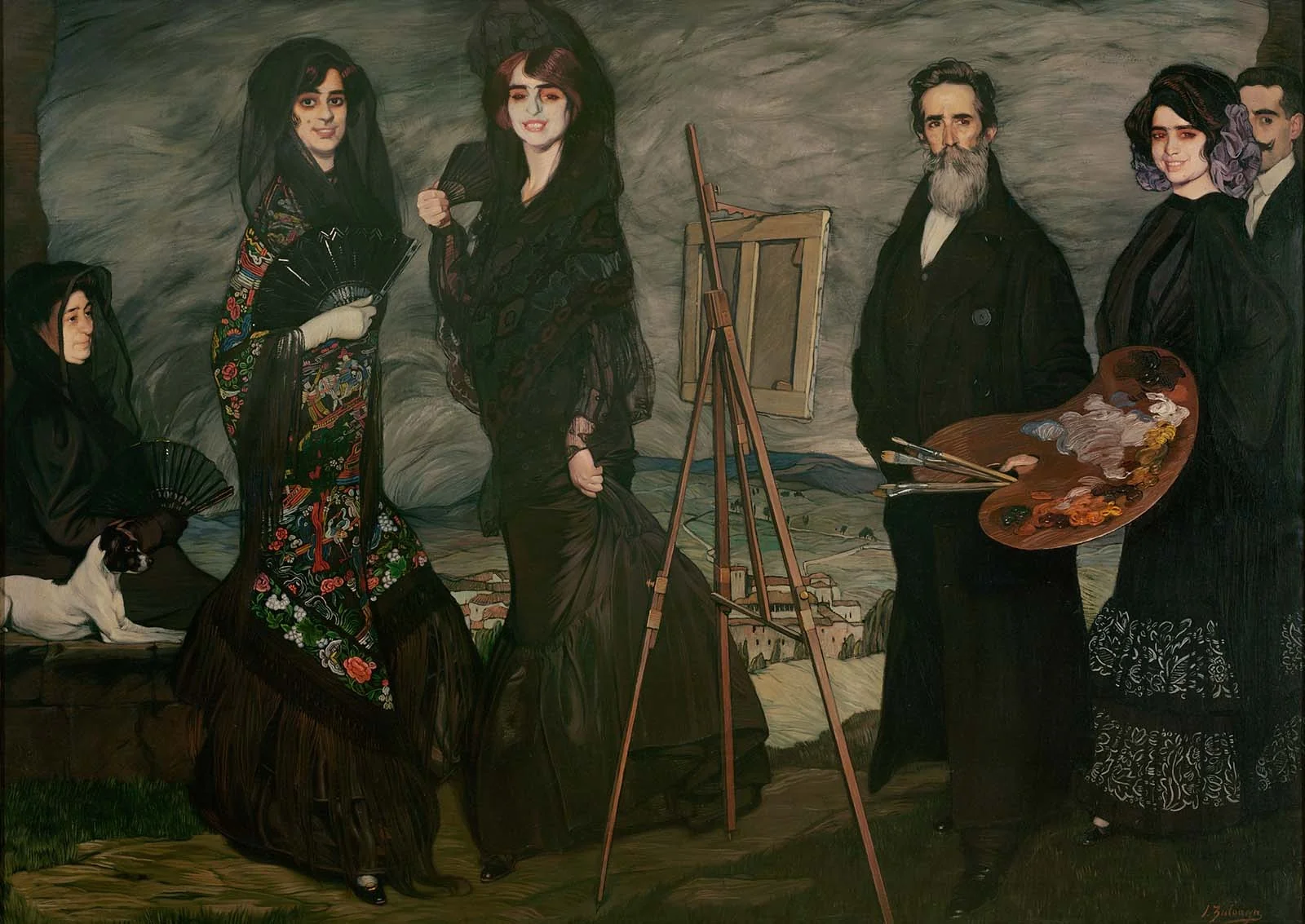My Uncle Daniel and his Family, detail