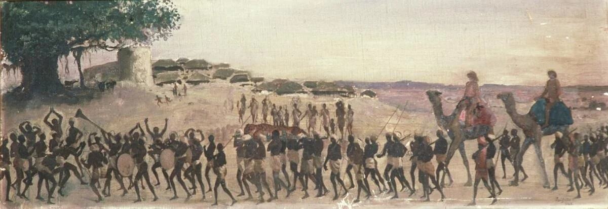Tiger shooting in East Berar, detail