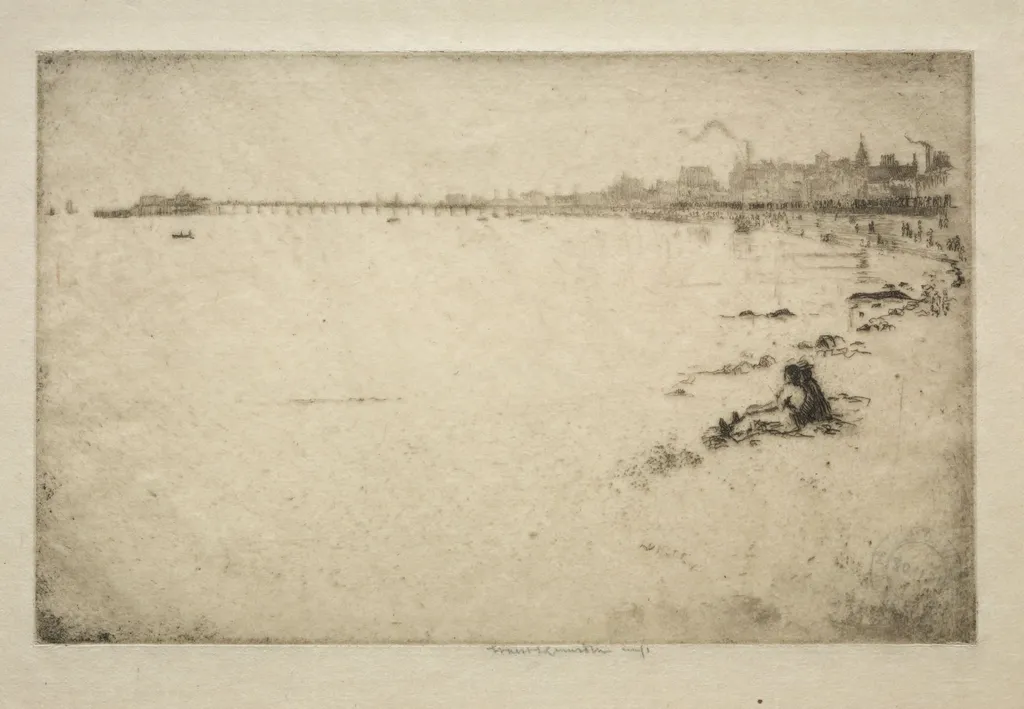 The Pier, by Ernest Stephen Lumsden, 1909
