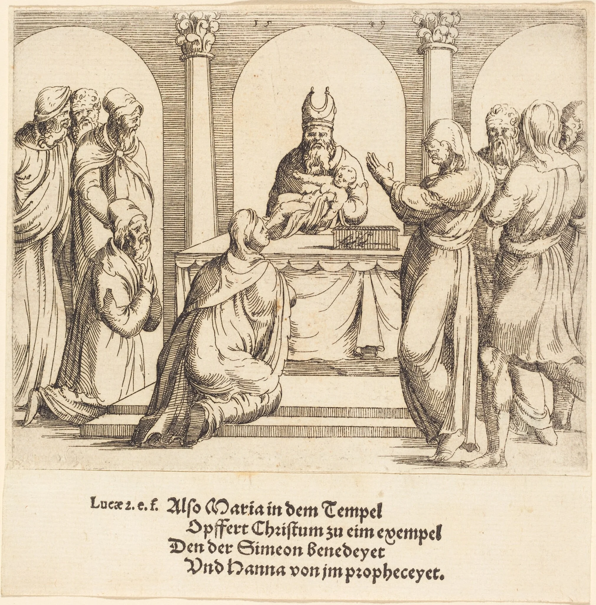 The Presentation in the Temple, detail