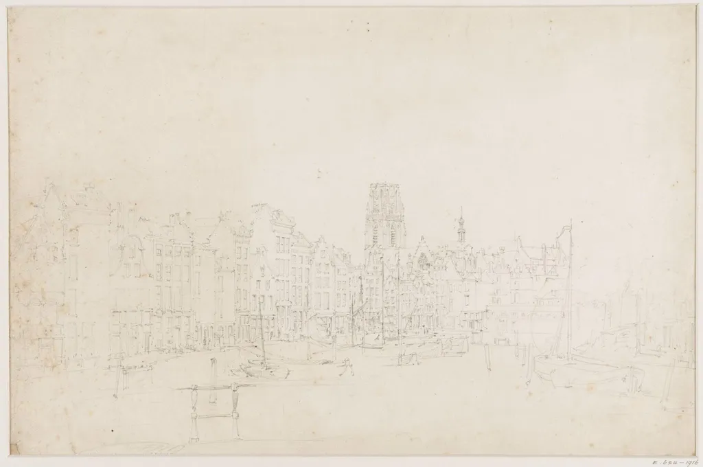 A view in Rotterdam, by Thomas Sidney Cooper, 1850