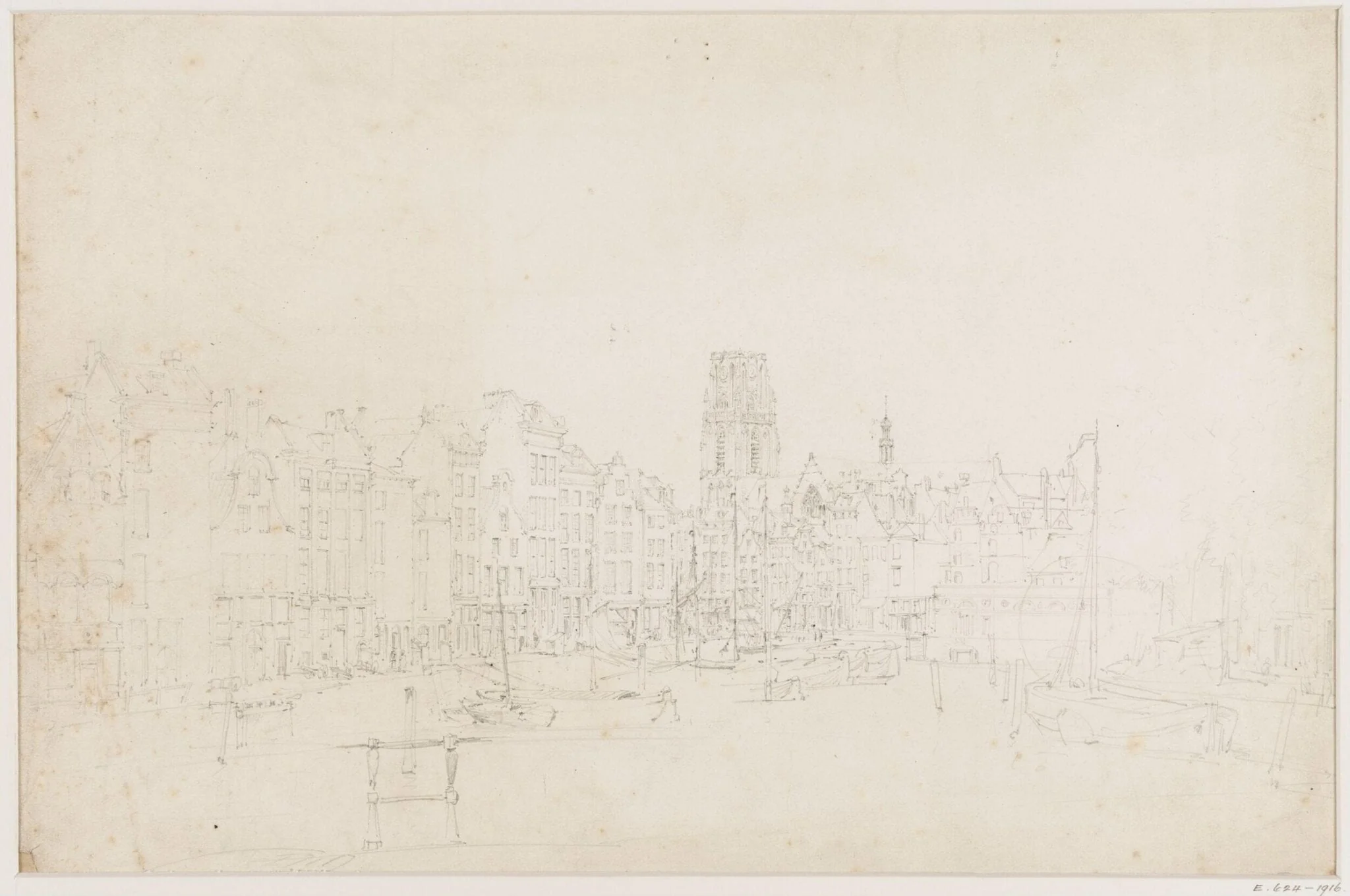 A view in Rotterdam, detail