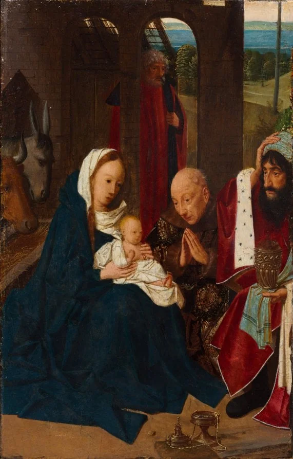The Adoration of the Magi, detail